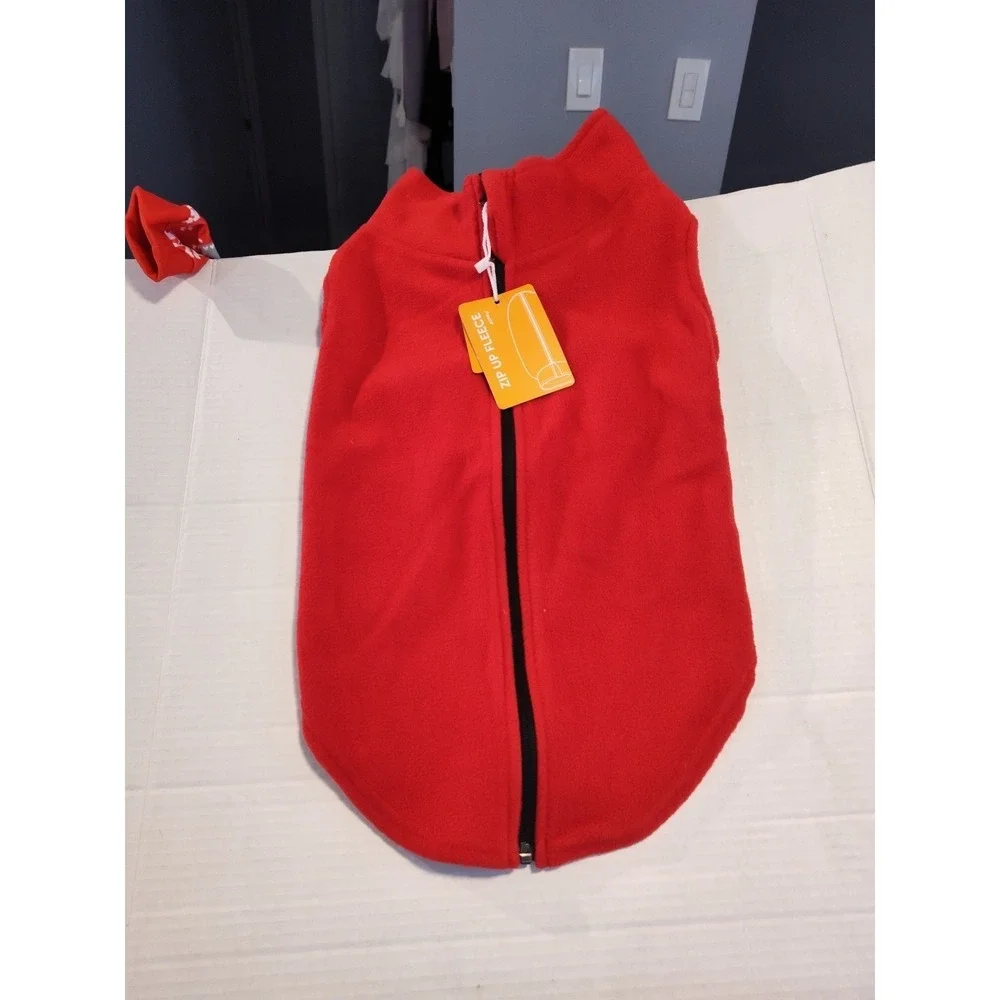New With Tag‎ Gooby Fleece Dog Vest Size 2XL Red
